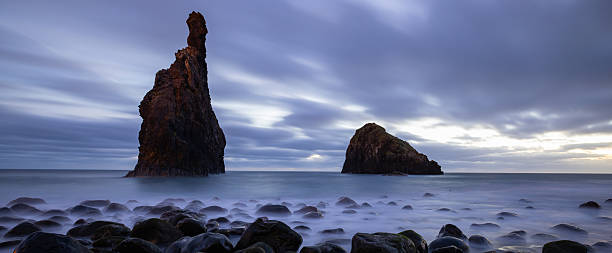 istock Volcanic rocky formation on Ribeira da Janela, Madeira (Portugal) 2209203257