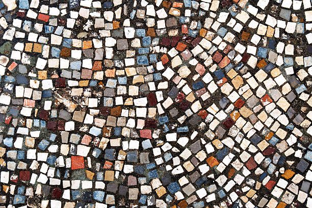 istock Fragment of an ancient decorative floor mosaic 2209213451