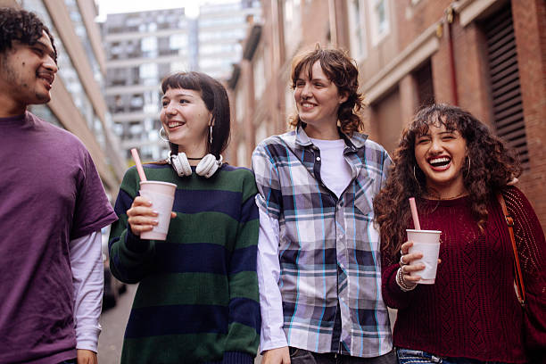 istock Fun teenagers hanging out 2209241305