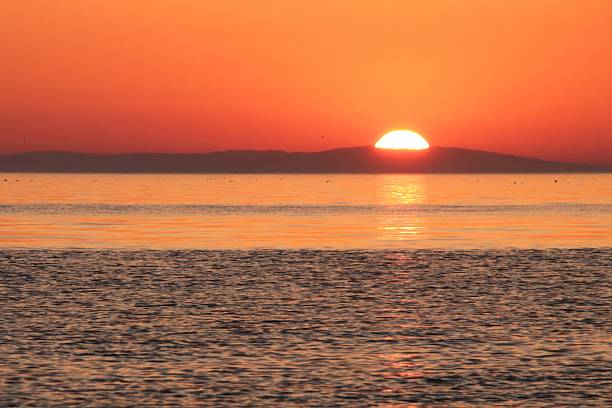istock Golden Spring sunset on the beach 2209242166