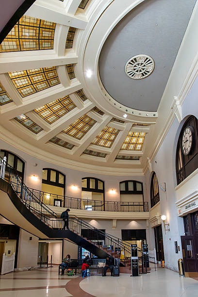 A detail view of the skylight at the Courthouse in Tacoma, Washington.
