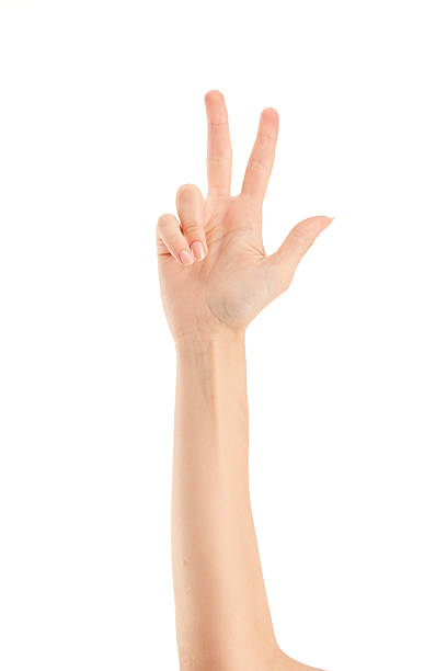 istock Woman hands on white backgrounds 2209250371