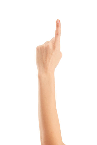 istock Woman hands on white backgrounds 2209250374
