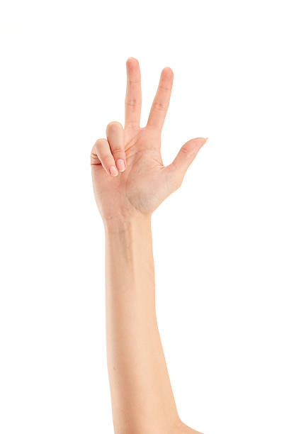istock Woman hands on white backgrounds 2209250385