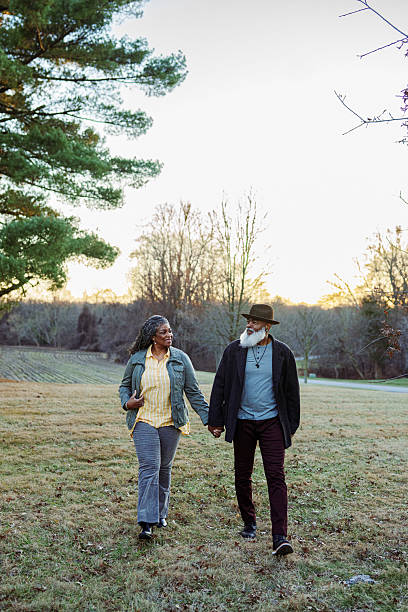 istock Senior couple enjoying time outdoors at sunset 2209252685