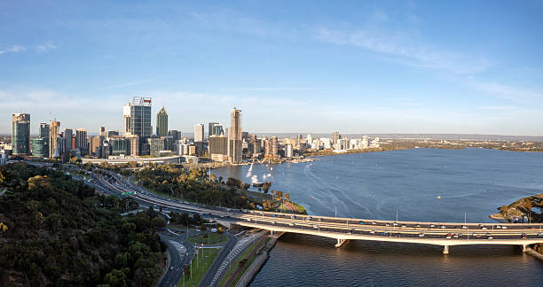 istock Aerial View from Narrows Bridge and Perth CBD 2209255903
