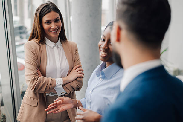istock Business team discussing work in a modern office 2209259886