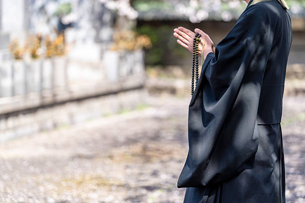 istock An image of a tree funeral held by a monk 2209261060