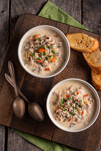 istock Chicken and Wild Rice Soup 2209270588