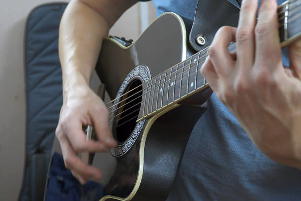 istock Man plays an acoustic guitar 2209270678