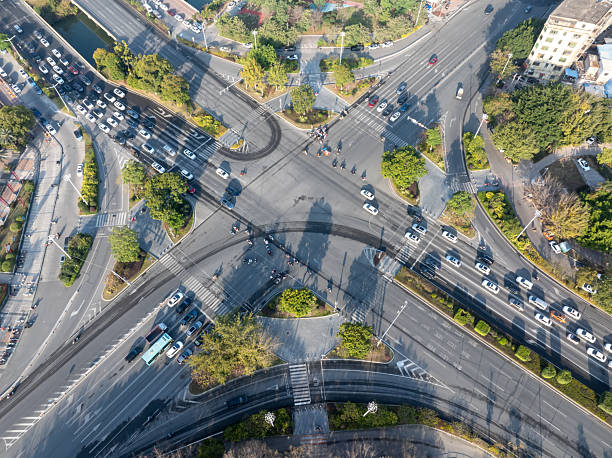istock Traffic at the intersection with traffic lights in the city 2209272681