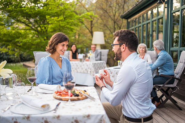 istock Romantic Proposal at Boutique Hotel Terrace 2209272759