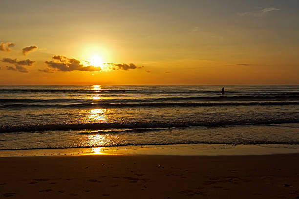 istock Sunrise on sea in morning at beach 2209272882