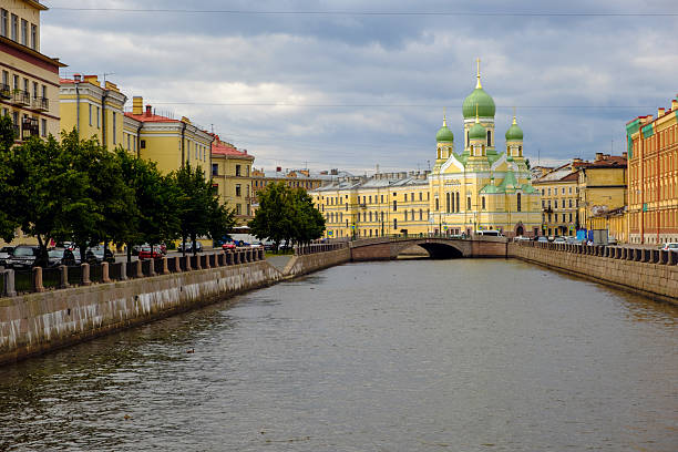 istock . Orthodox church on Rimsky-Korsakov Avenue, 2209286679