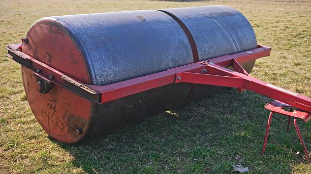 istock Large Twin Grass Roller for Stadium Grass Field Maintenance 2209295736