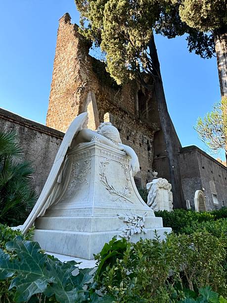 The non-Catholic cemetery Rome, Italy