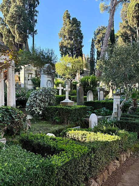 istock The non-Catholic cemetery in Rome 2209296769