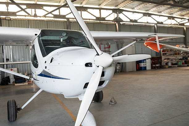 istock Small private lightweight propeller airplanes 2209317083