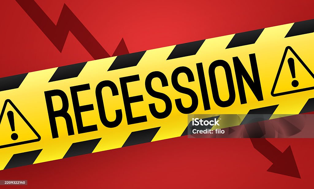 Recession Stock Loss Decrease Chart Commodity Value Increase Chart Line ...