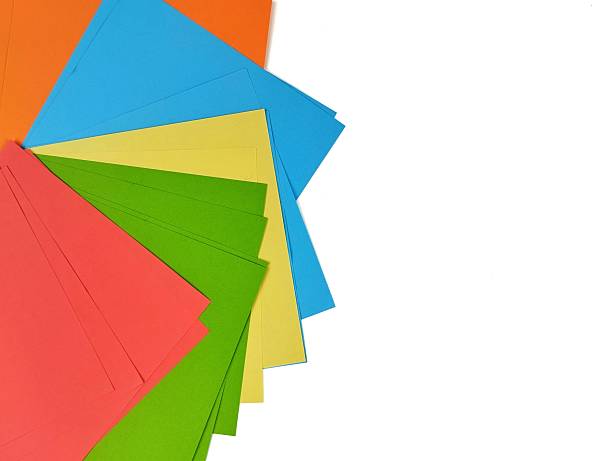 istock Top view of colourful blank note paper with space for text 2209333420