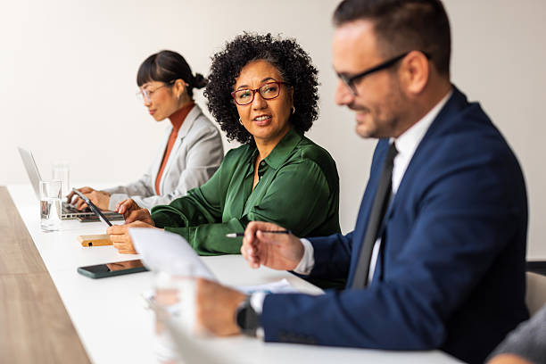 istock Professional Team Collaborating During an Office Meeting 2209334248