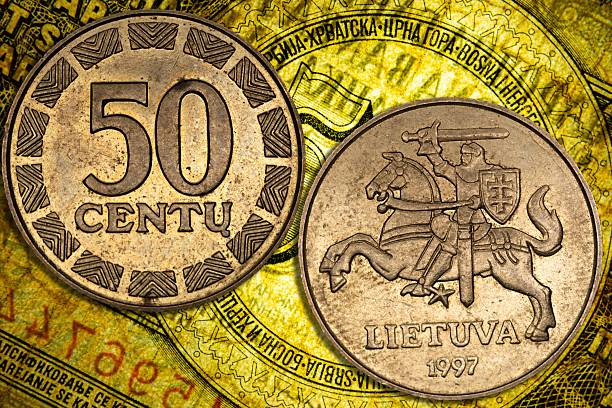 istock 1997 Lithuanian 50 Centu Coins Close-Up 2209339999