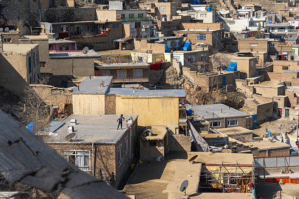 Kabul, Afghanistan, March 14, 2025 a view of Kabul from a height