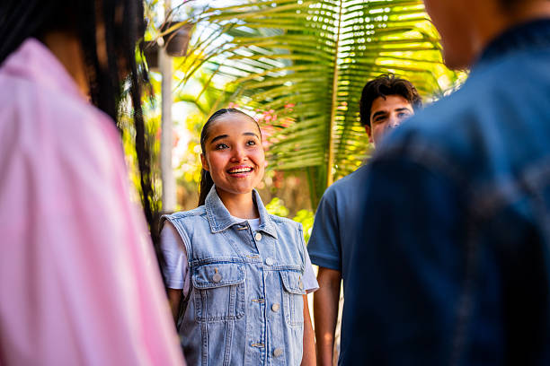 istock Young friends talking outdoors 2209345574