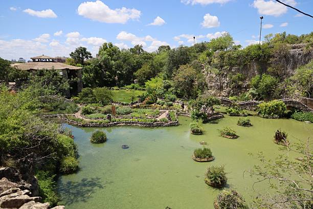 istock San Antonio Japanese Tea Garden scenic view. 2209345782