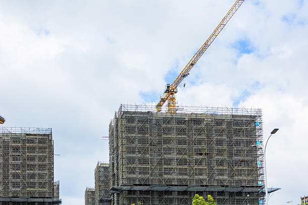 Unfinished real estate buildings
