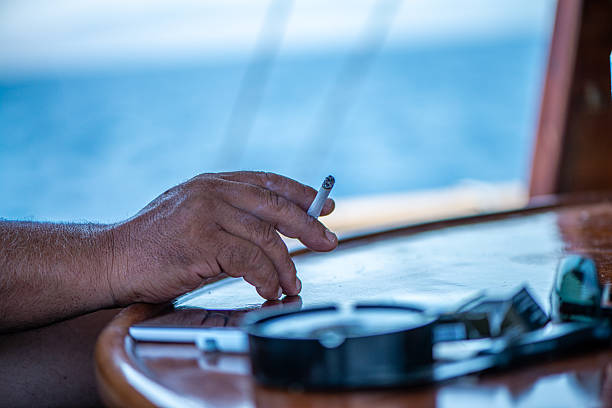 istock Ropes, Mast, and Knot on a Touristic Yacht – Sailing Essentials 2209361290