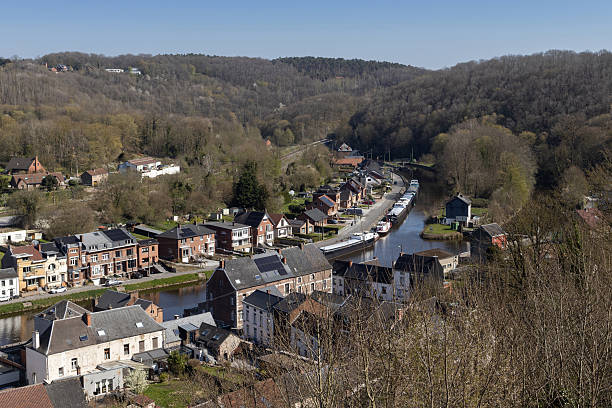 istock Sambre Valley, from the town of Thuin, Belgium 2209361628