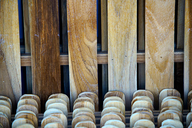istock Textured Wood Panels with a Blend of Light and Dark Tones 2209364581