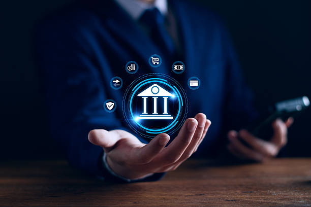 istock Digital online payment concept. Business people using mobile smart phone, online payment, banking, online shopping. Technology online banking applications via internet network. financial transaction. 2209366413