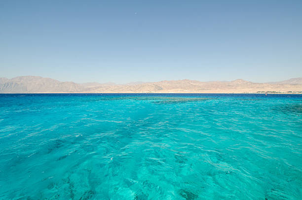 istock Serene blue waters of Red Sea under clear sky 2209368004