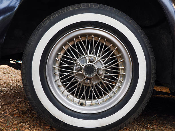istock Close-up of vintage rear wheel 2209368412