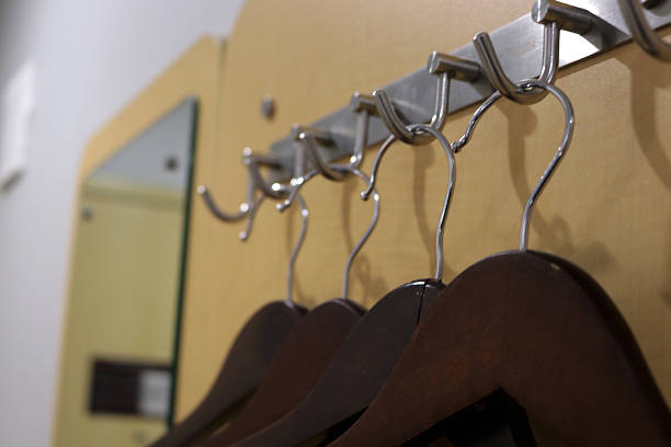 istock Photo of clothes hangers 2209372598