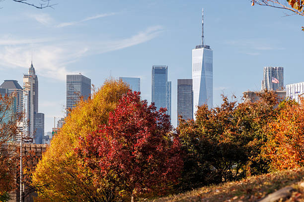 istock The New York Manhattan skyline during autumn 2209378238