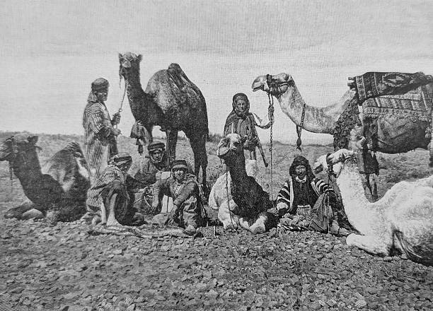 istock Pilgrims resting in the desert on their journey to Mecca 2209388746