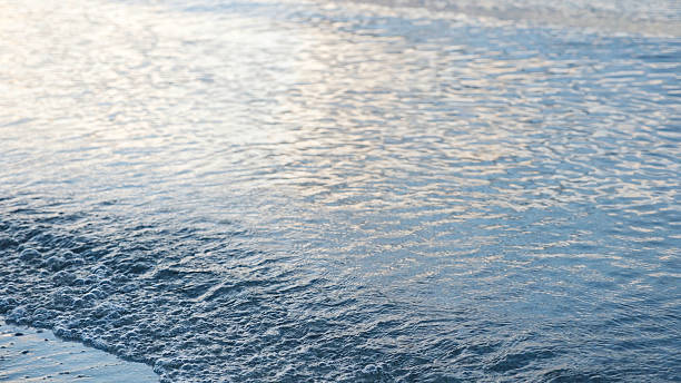 istock Landscape image of sea wave on beach 2209391085
