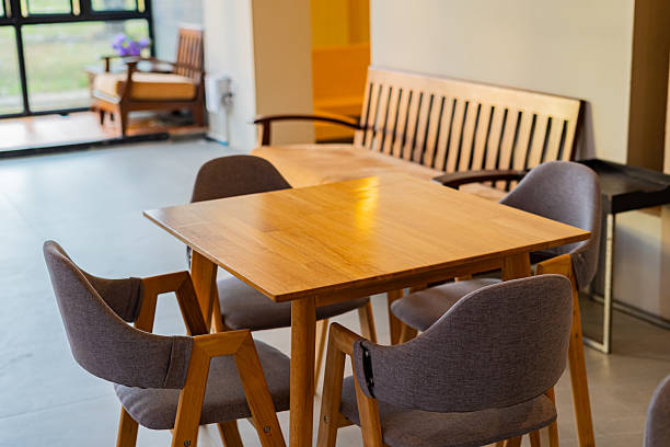 istock Table and chair set or dining and living room table 2209391254