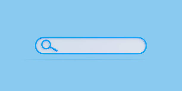 istock 3D search bar with magnifying glass icon 2209392590