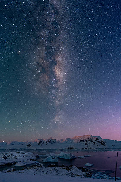 istock Milky way. Milky way captured in Antarctica, South Pole. 2209398661