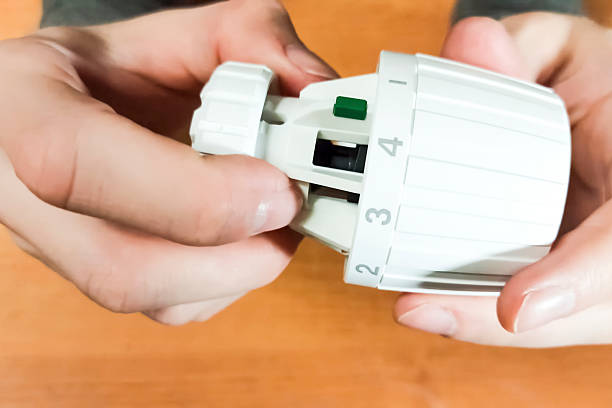 istock Heat regulators for heating radiators Heat control equipment. 2209399867