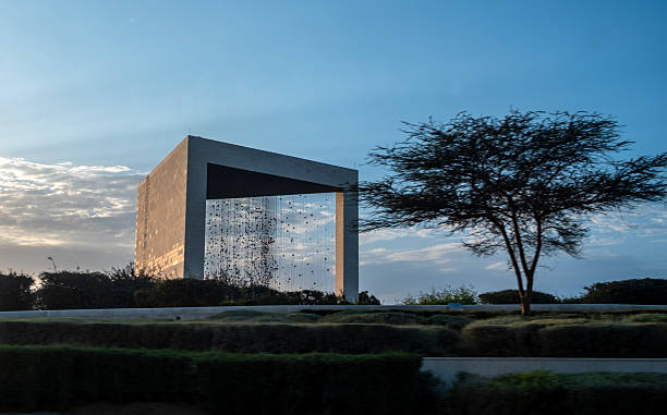 istock Abu Dhabi. Wahat Al Karama Memorial at sunset. UAE 2209406781