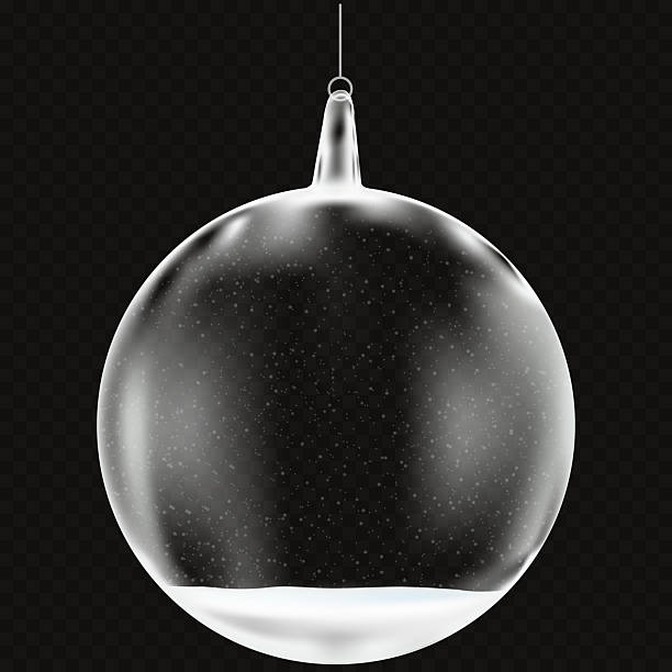 istock Christmas ball decorations,Isolated transparent xmas bubble ball with snowy,Vector illustration 3D Realistic design elements of Christmas decorations for Winter background,New Year 2026 greeting card 2209406825
