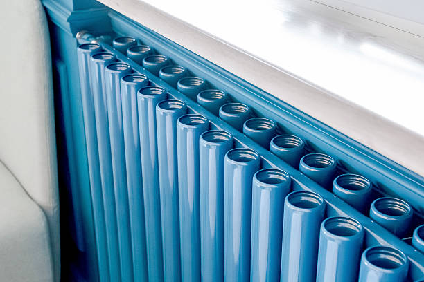 istock Radiators of heating system, Radiators with cylindrical tubes. 2209408202