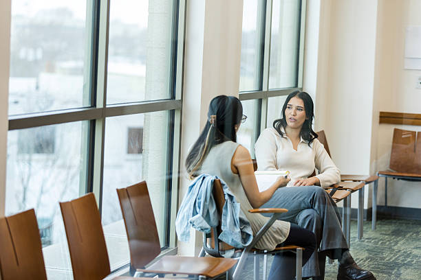 istock Two Diverse Women in Counseling Session, Casual Discussion 2209416420