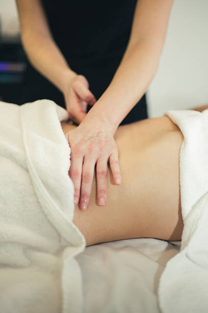 istock Stomach massage stock photo 2209417991