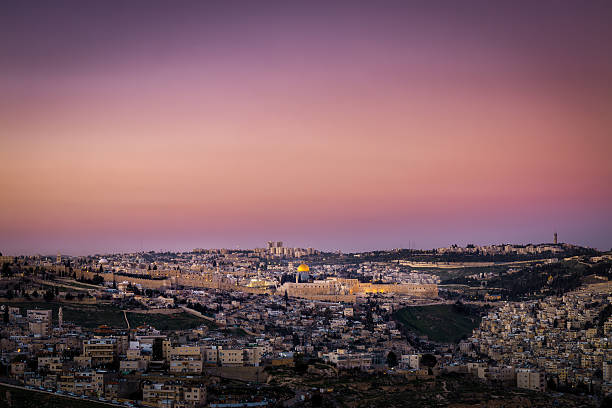 Jerusalem Old City at Dusk